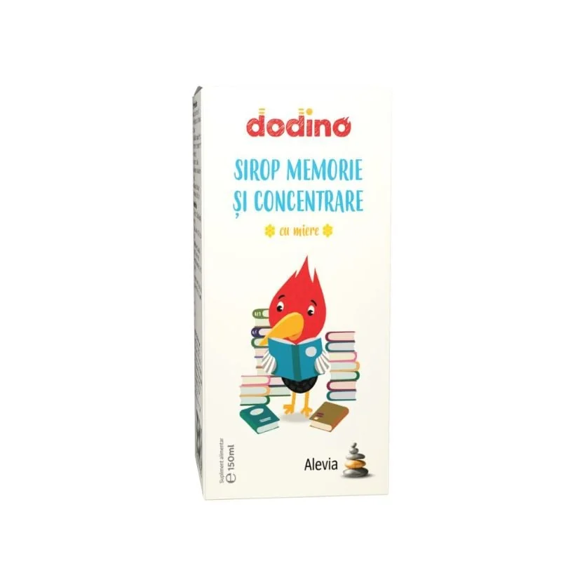 Sirop Memorie Și Concentrare Dodino, 150 Ml, Alevia