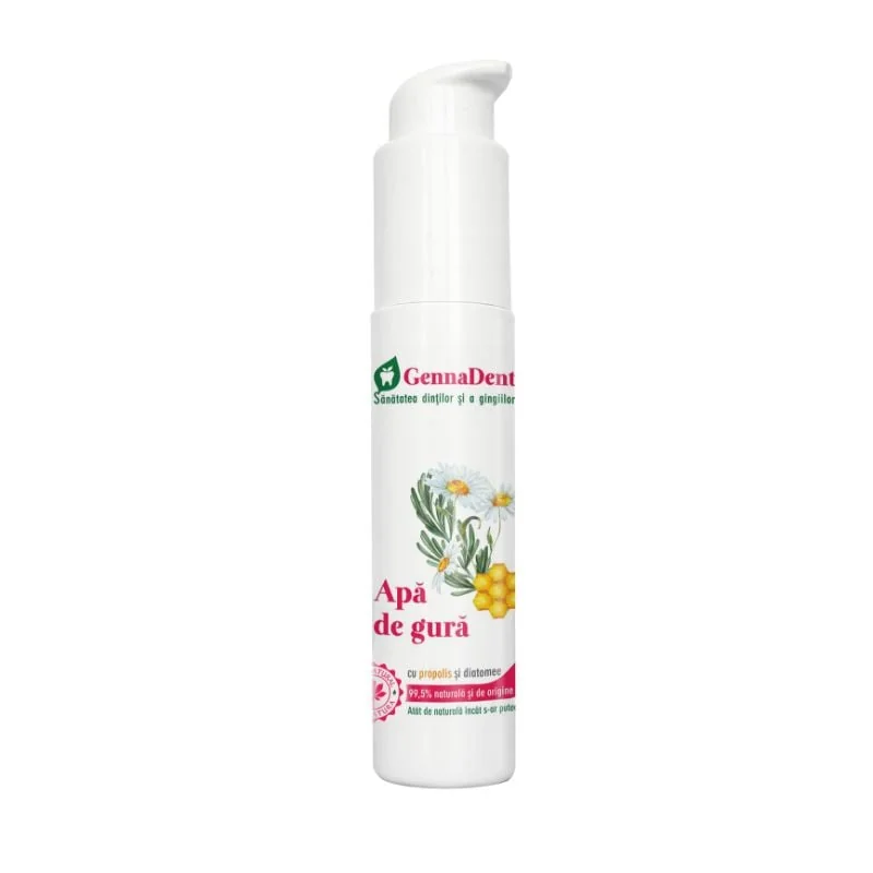 Apa De Gura Cu Propolis Si Diatomee Gennadent, 45 Ml, VivaNatura