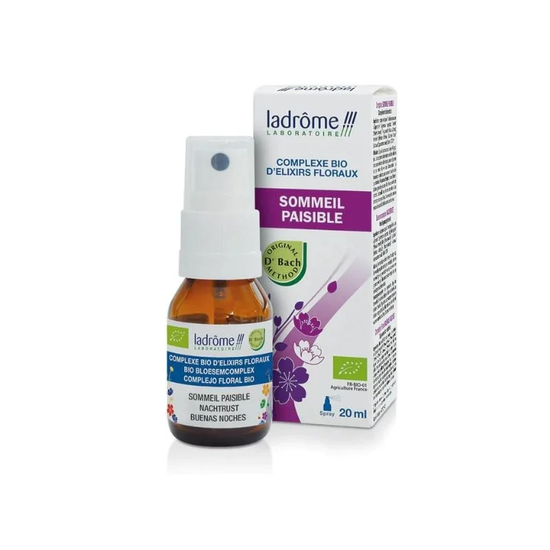 Complex Bio Din Elixiruri Florale Bach Somn Linistit, 20 Ml, Ladrome Laboratoire
