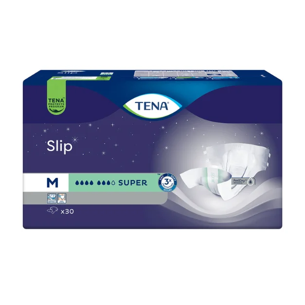 Scutece Pentru Adulti Slip Super Medium, 30 Bucati, Tena