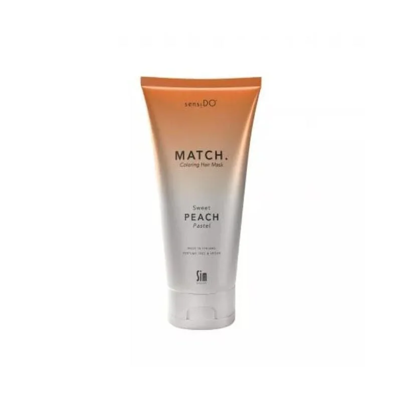 Masca Coloranta Tratament Cu Keraguard Sweet Peach Pastel, 200ml, SensiDo Match