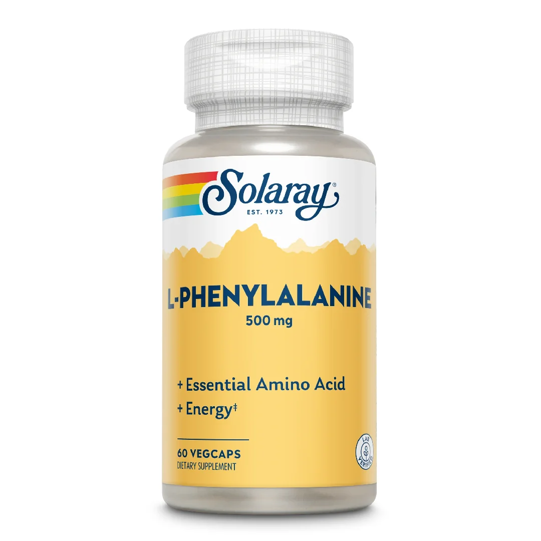 L-Phenylalanine 500 Mg Solaray, 60 Capsule, Secom