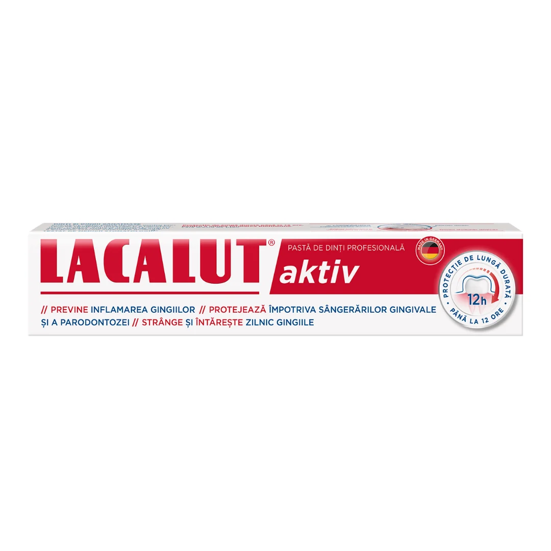 Pasta De Dinti Medicinala Activ, 75 Ml, Lacalut