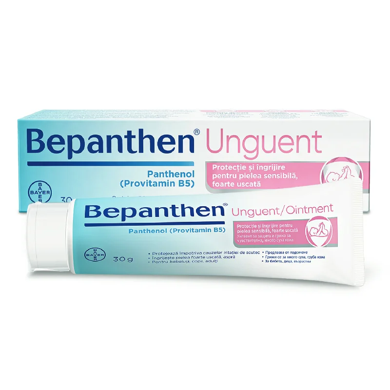 Unguent Împotriva Iritațiilor De Scutec Bepanthen, 5%, 30 G, Bayer