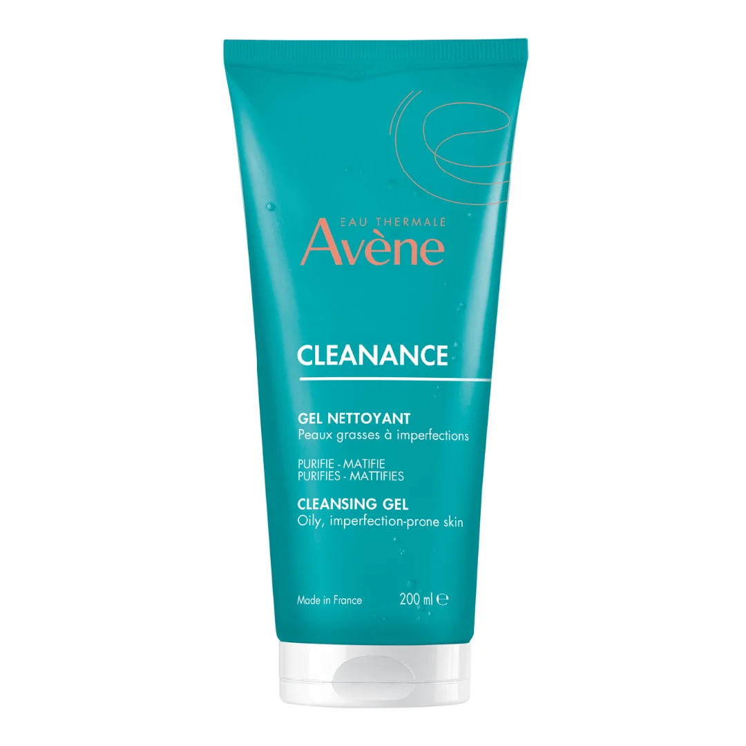 Gel De Curățare Pentru Ten Gras Cu Tendință Acneică Cleanance, 200 Ml, Avene