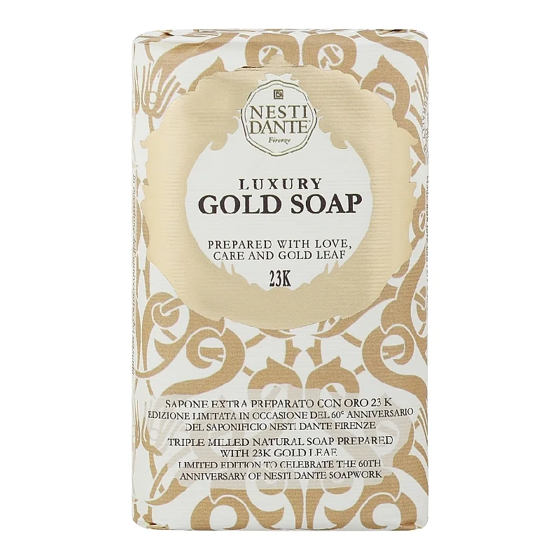 Sapun Vegetal Luxury Gold Cu Frunza De Aur, 250 G