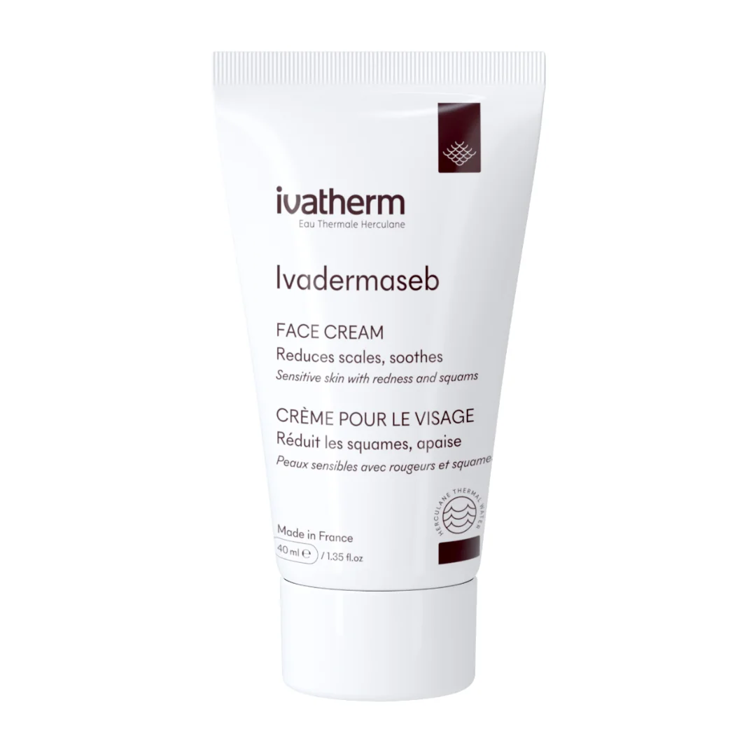 Crema Pentru Piele Sensibilă Antiroseată Și Scuame Ivadermaseb 40 Ml Ivatherm