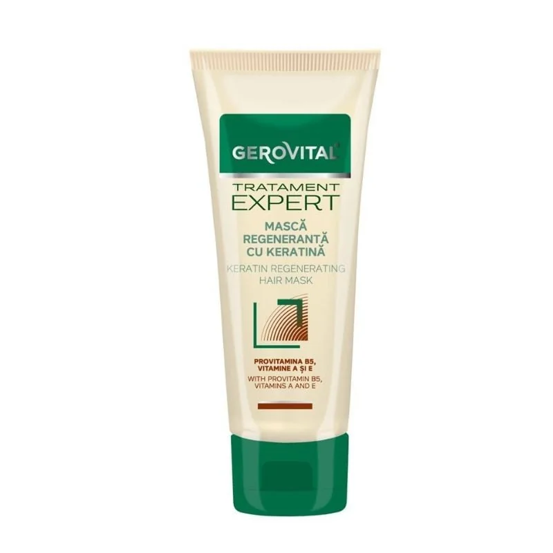 Masca Regeneranta Cu Keratina Tratament Expert, 150 Ml, Gerovital