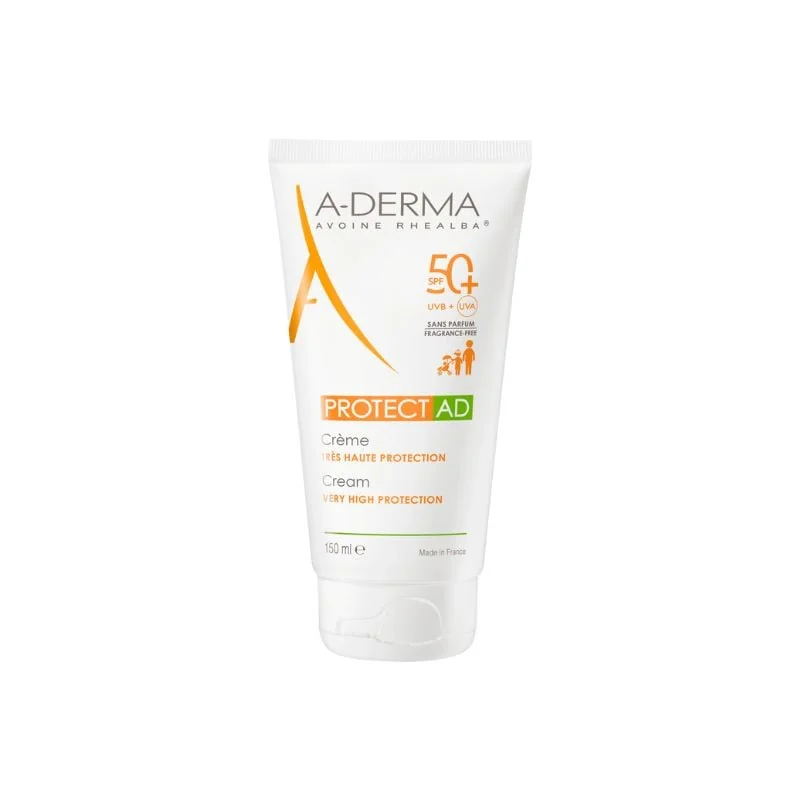 Crema Pentru Protectia Solara A Pielii Atopice Cu Spf 50+, 150 Ml, A-Derma
