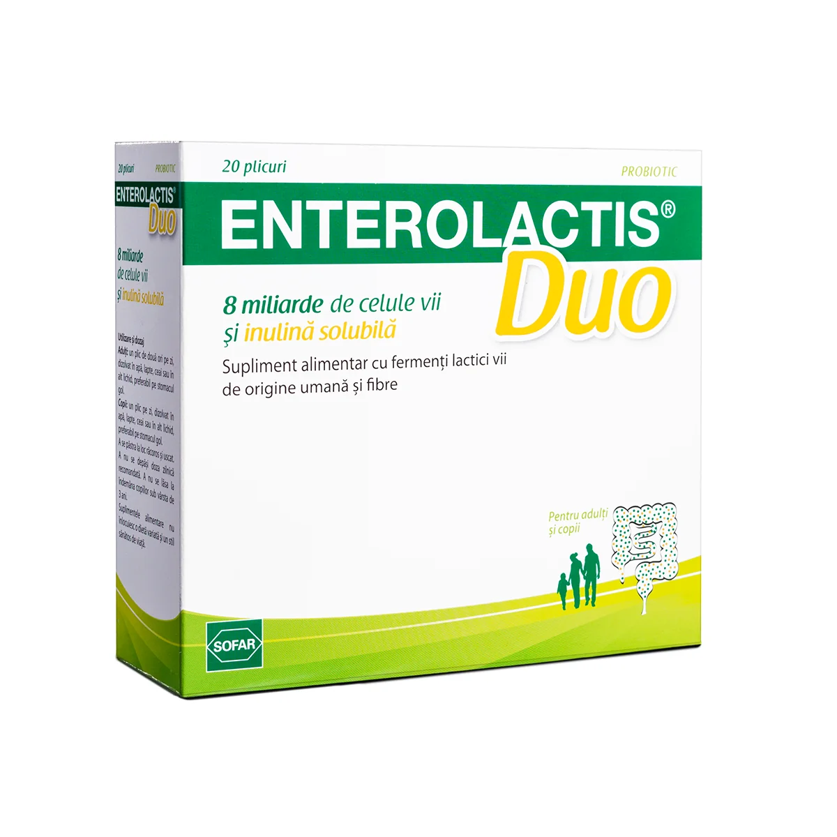 Sofar Enterolactis Duo, 20 Plicuri