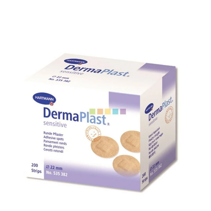 Plasturi Post Injectie Hartmann Dermaplast Rotunzi, 200 Bucăți