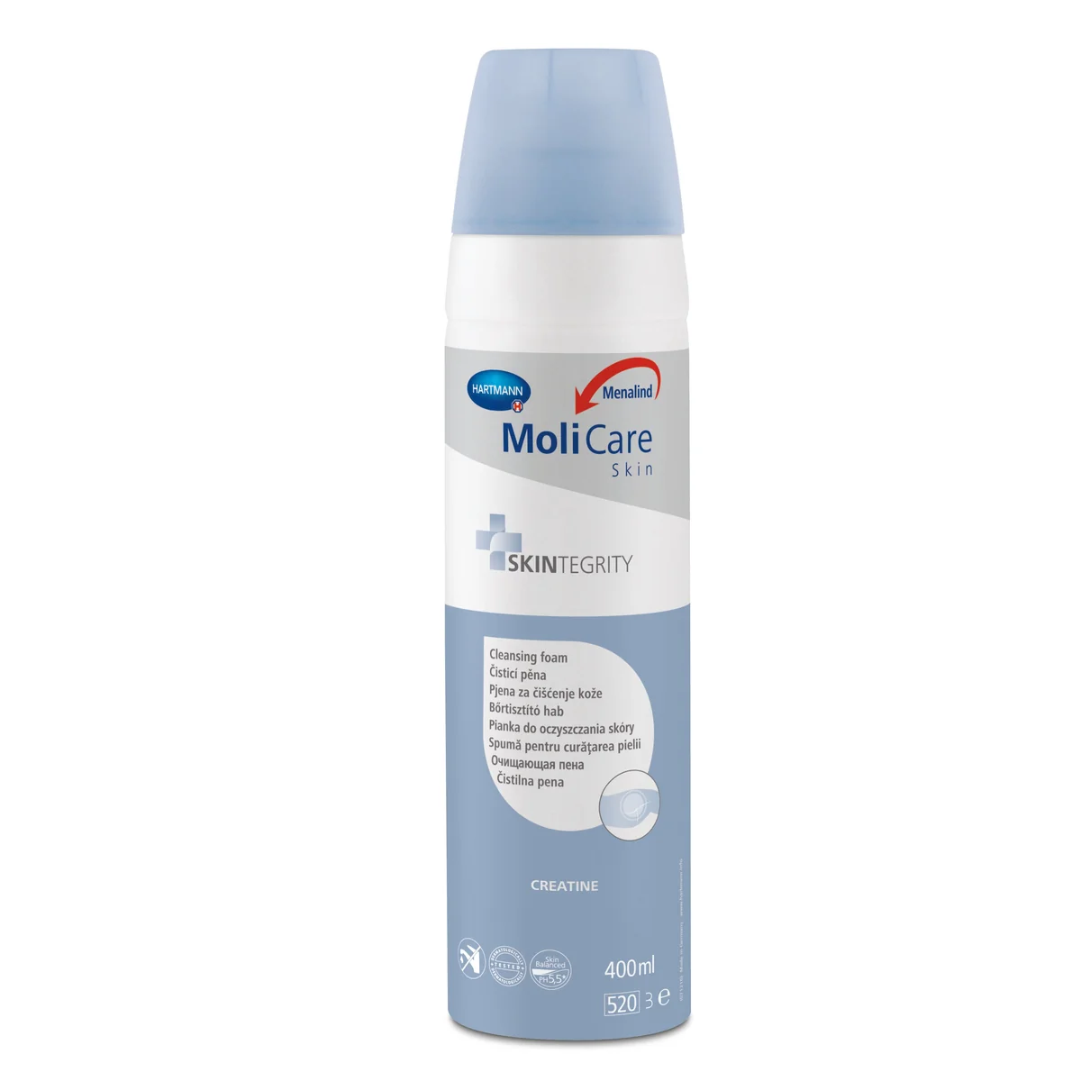 Spuma Pentru Curatarea Pielii, 400 Ml, MoliCare
