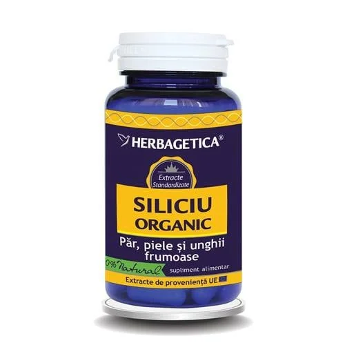 Siliciu Organic, 120 Capsule, Herbagetica