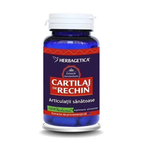 Herbagetica Cartilaj De Rechin, 120 Capsule