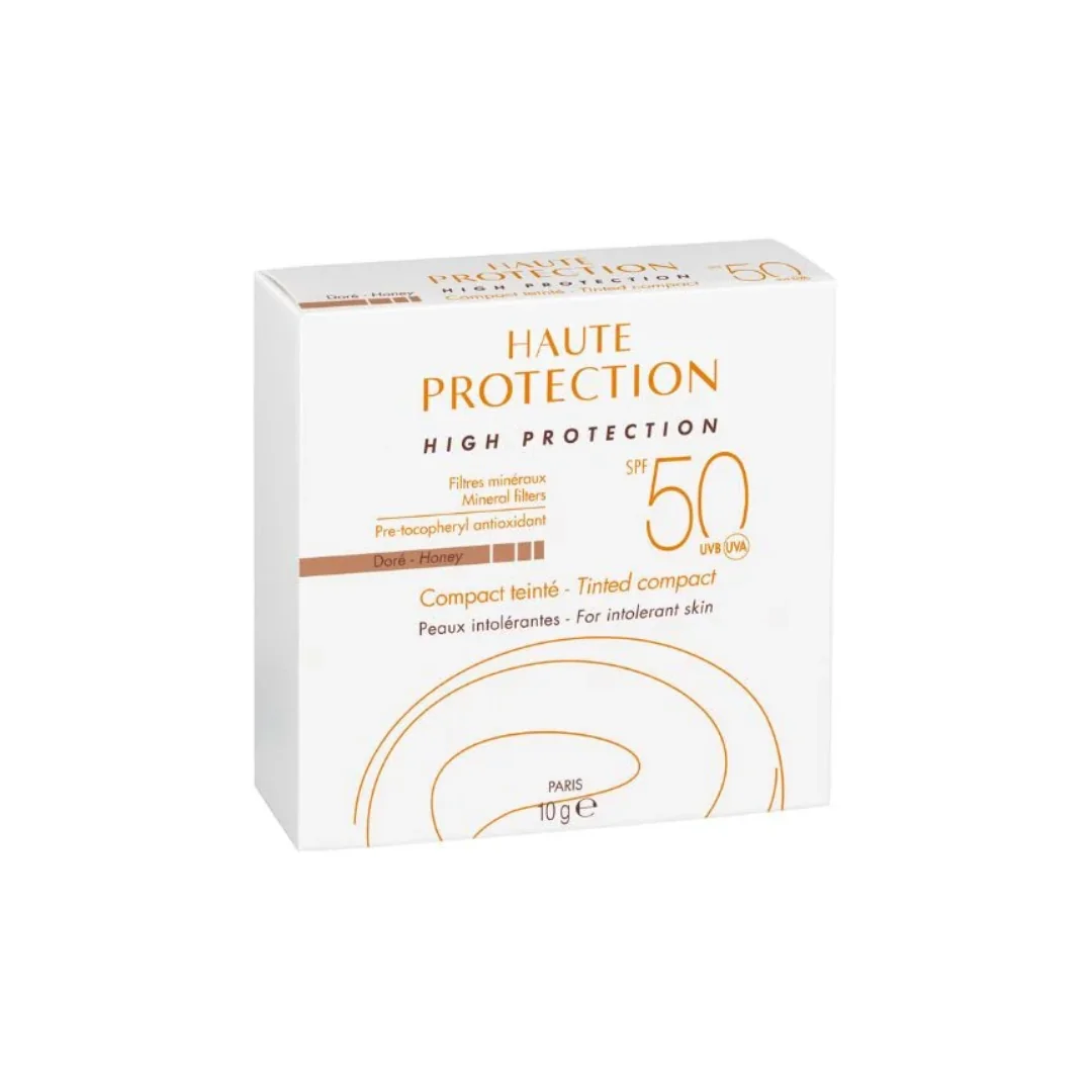 Fond De Ten Compact Cu Protectie Solara SPF 50+, Nuanta Dore, 10 G, Avene