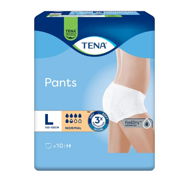 Scutece Tip Chilot Pentru Adulti Pants Normal, L, 10 Buciati, Tena