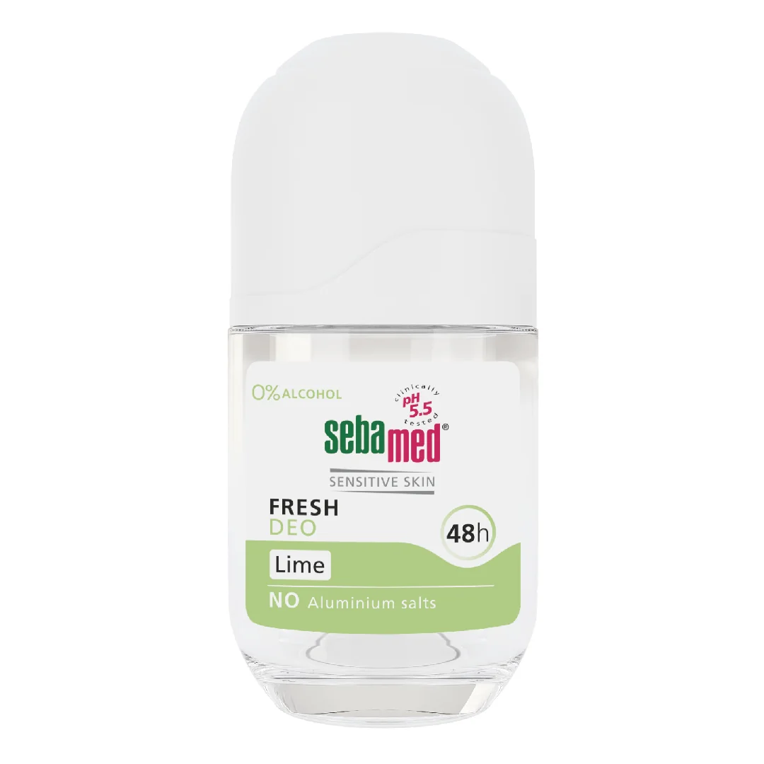 Deodorant Roll-On 24H Lime, 50 Ml, Sebamed