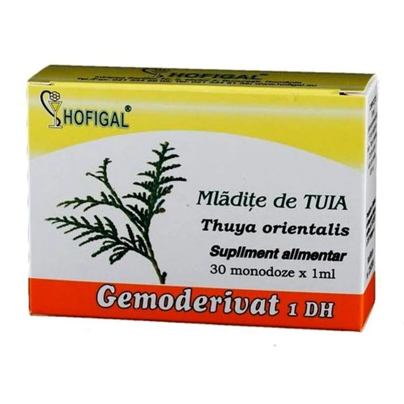 Hofigal Gemoderivat Mălădițe De Tuia, 30 Monodoze