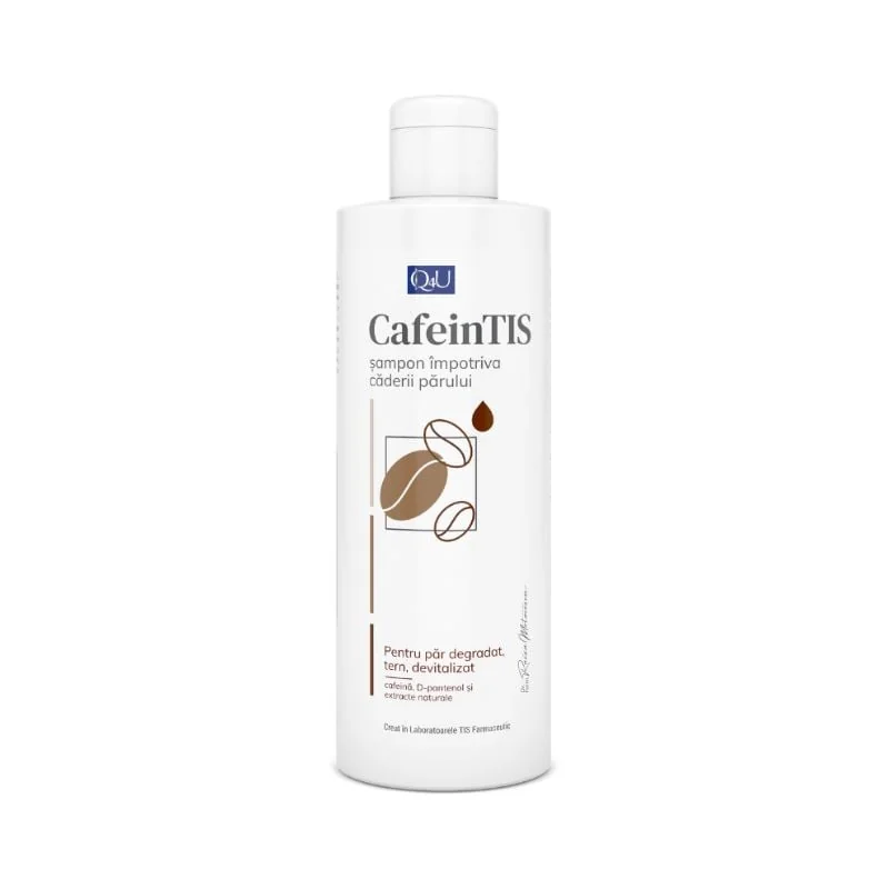 Sampon Împotriva Căderii Parului CafeinTis Q4U, 250 Ml, Tis Farmaceutic