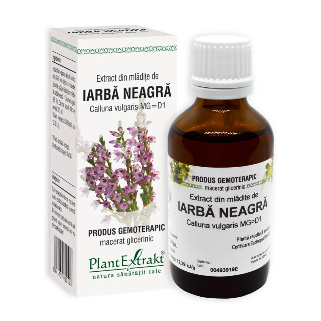 Extract Din Mladite De Iarba Neagra, 50 Ml, Plant Extrakt