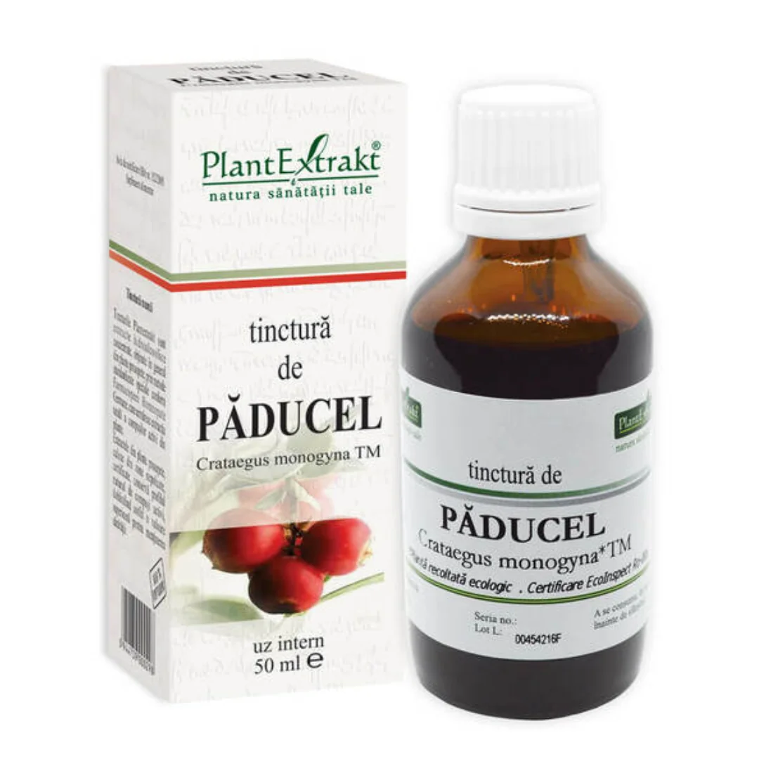 Tinctura De Păducel, 50 Ml, Plant Extrakt