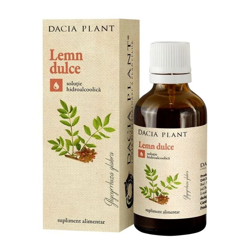 Tinctura De Lemn Dulce, 50 Ml, Dacia Plant