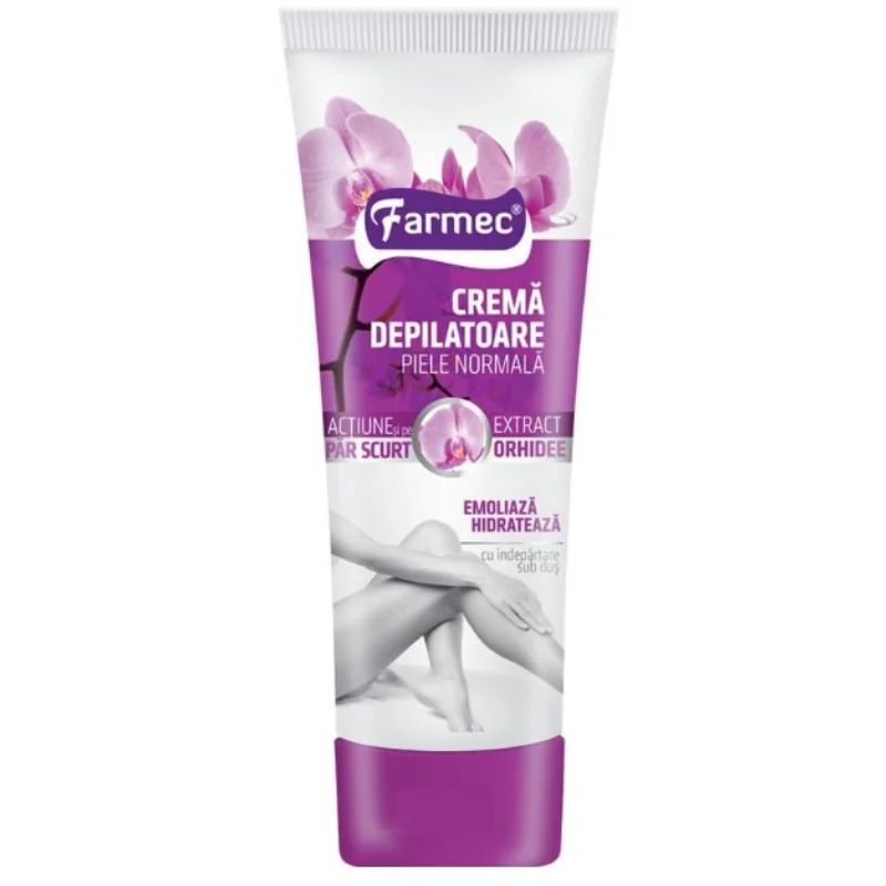 Farmec, Crema Depilatoare Normala, Cu Extract Orhidee, 150 Ml