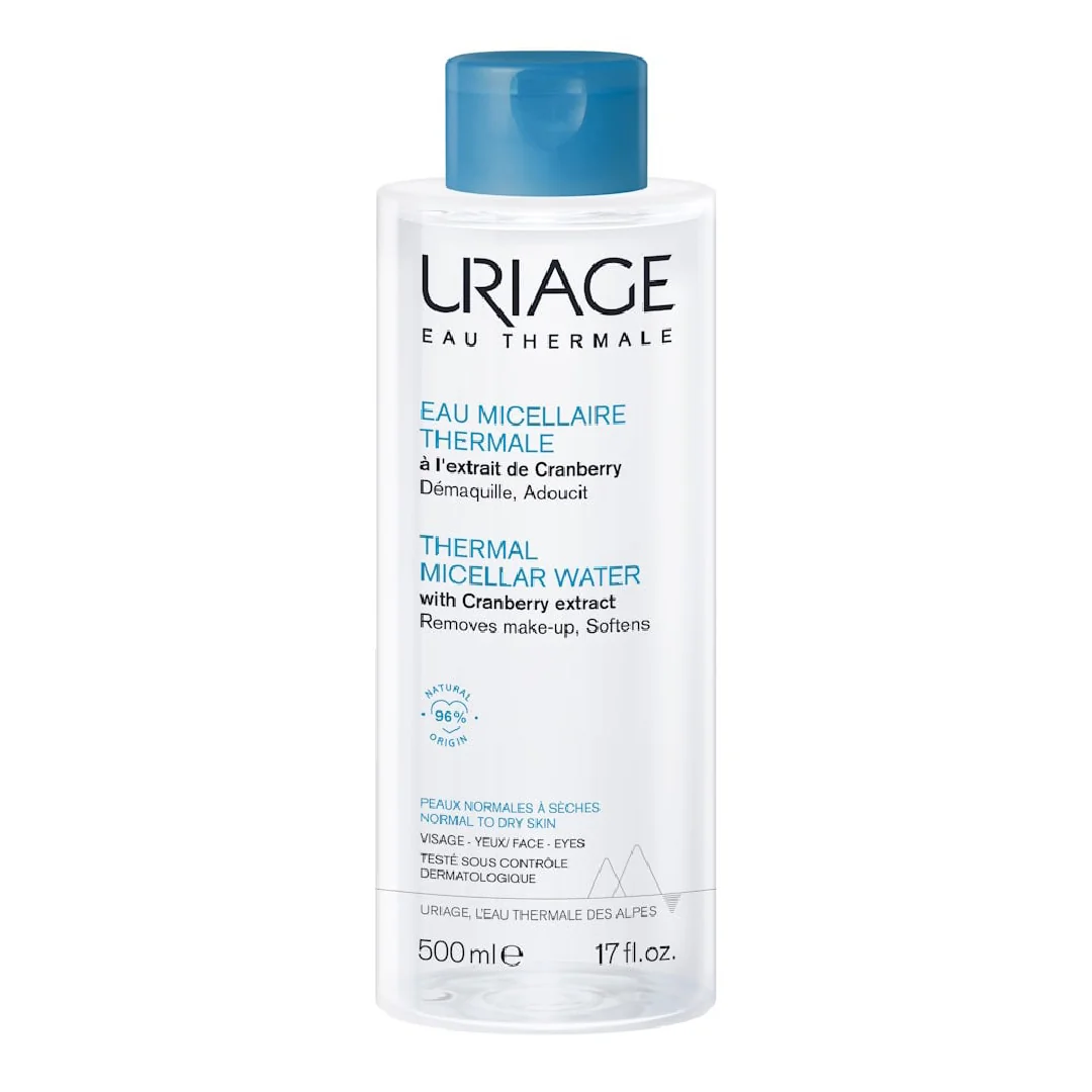 Apa Micelara Termala Pentru Ten Normal-Uscat, 500 ml, Uriage
