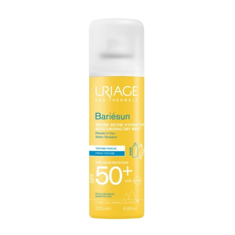 Spray Uscat Protecție Solară SPF50 Bariesun, 200 ml, Uriage