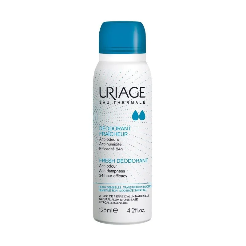 Deodorant Spray Cu Piatra De Alaun, 125 Ml, Uriage