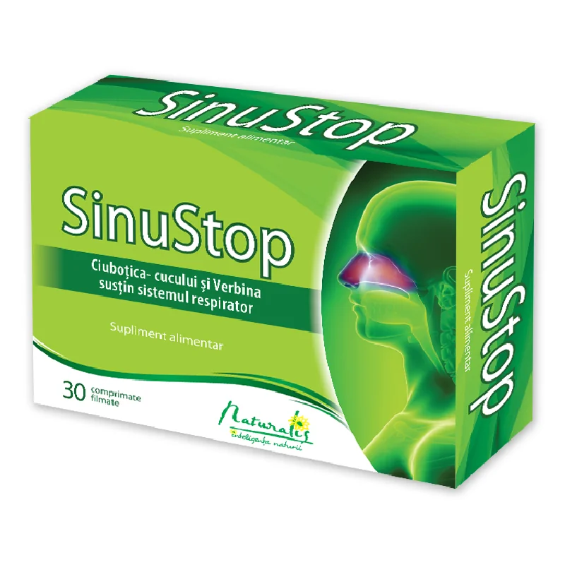 SinuStop, 30 Comprimate Filmate, Naturalis