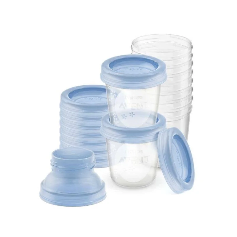 Avent Recipiente Stocare Lapte Matern, 10 Bucăți SCF618/10