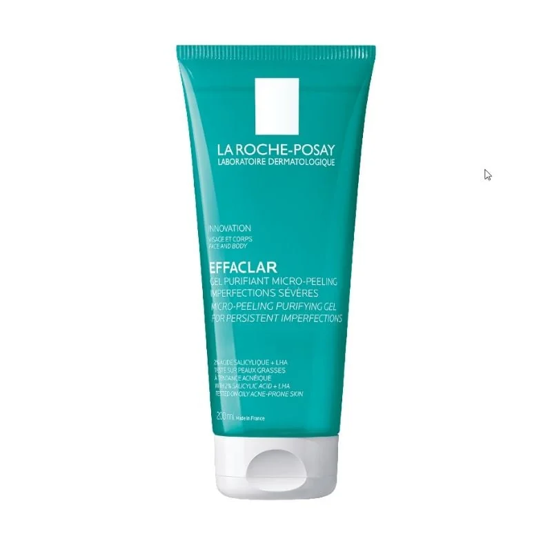 Gel De Curățare Micro-Exfoliant Effaclar, 200 Ml, La Roche-Posay