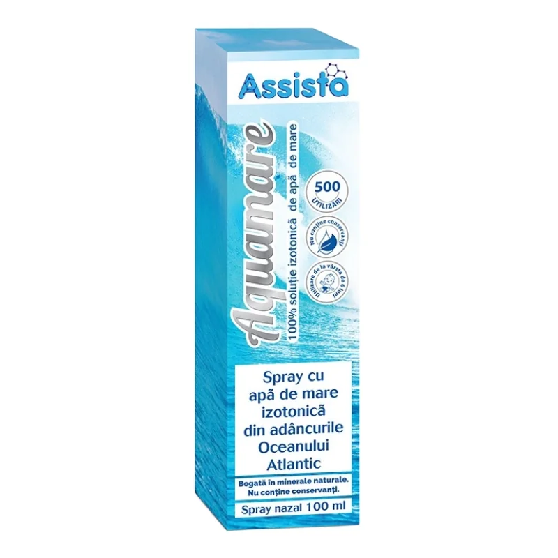 Aquamare Spray Nazal Izotonic, 100 Ml, Assista