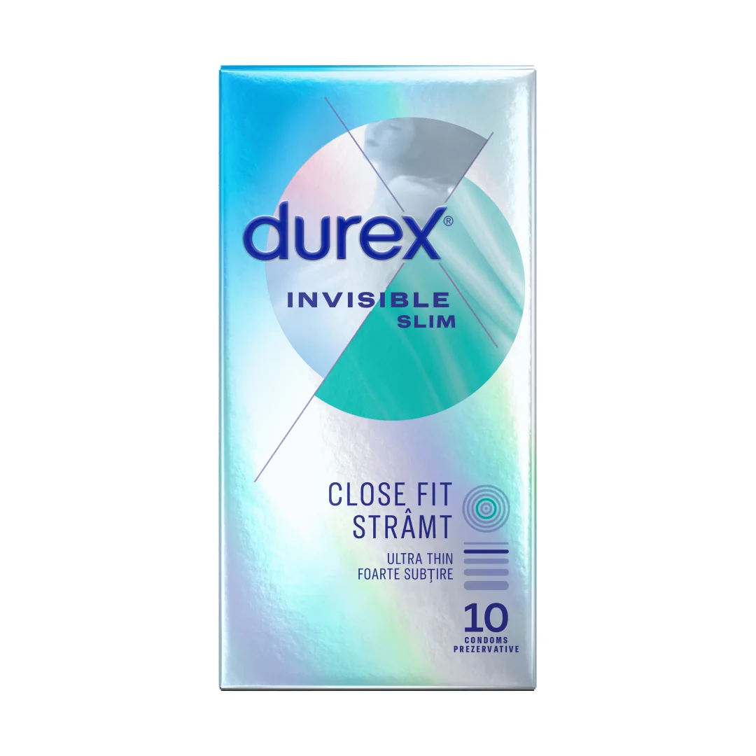 Prezervative Invisible, 10 Bucăți, Durex