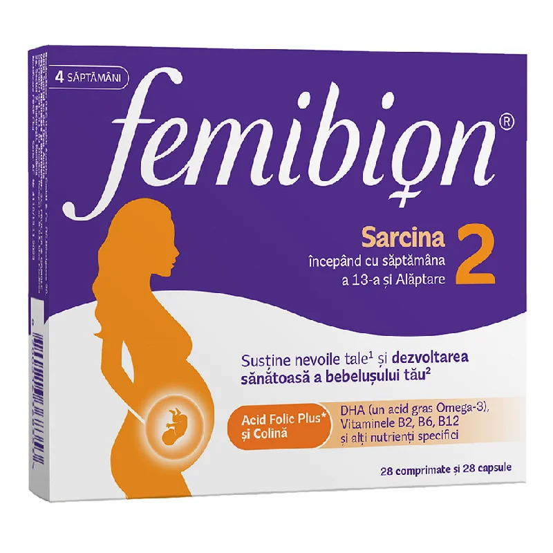 Femibion 2, 28 Comprimate + 28 Capsule, Procter&Gamble