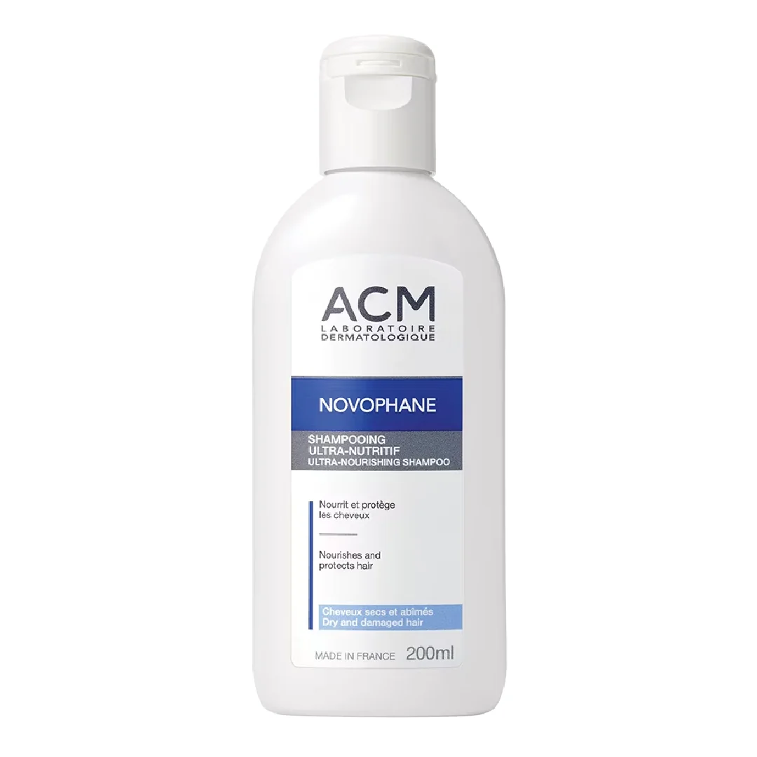 Sampon Ultra Nutritiv Pentru Par Uscat Novophane, 200 Ml, ACM