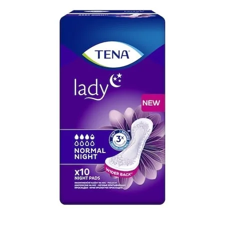Absorbante Pentru Incontinența Urinară Tena Lady Normal Night x10 Buc