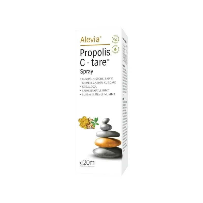 Alevia Propolis C-Tare Spray Natural, 20 Ml