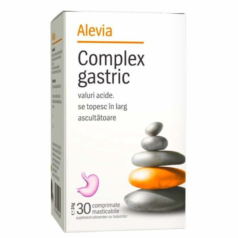 Complex Gastric, 30 Comprimat E Masticabile, Alevia