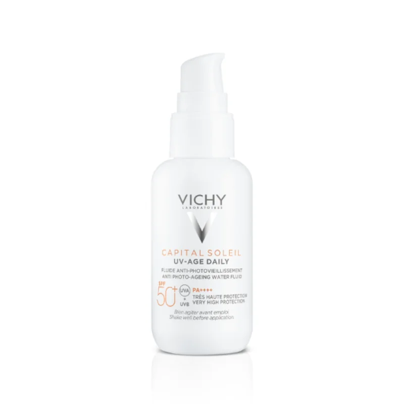 Fluid Spf50+ Capital Soleil Uv-Age, 40 Ml, Vichy