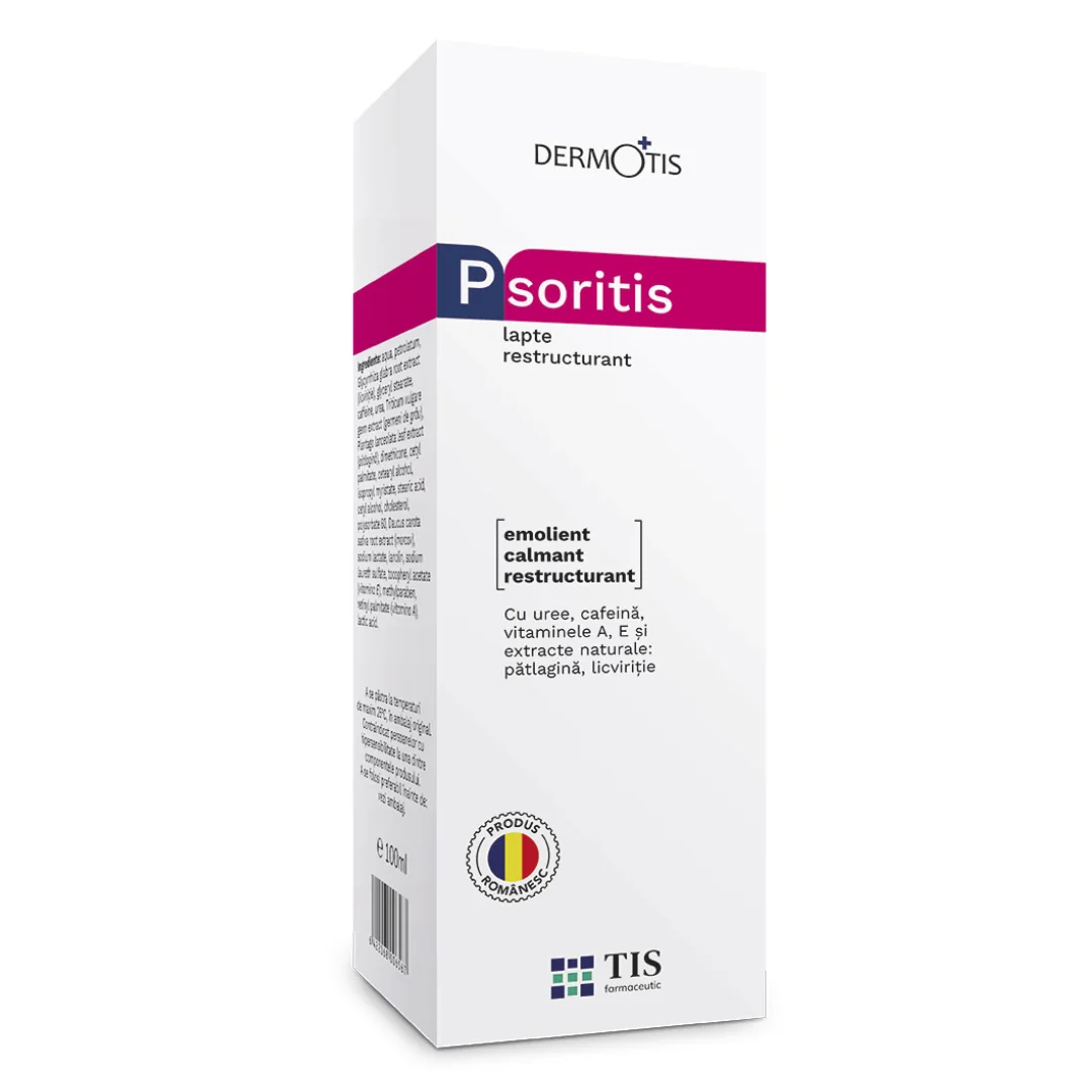 Lapte Restructurant PsoriTis, 100 Ml, Tis Farmaceutic