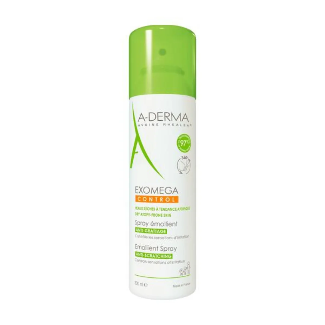 Spray Emolient Anti-Prurit Exomega Control, 200 Ml, A-Derma