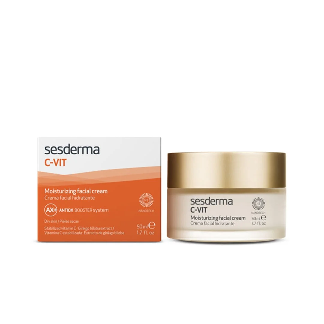 Crema Hidratanta Pentru Fata C-Vit, 50 Ml, Sesderma