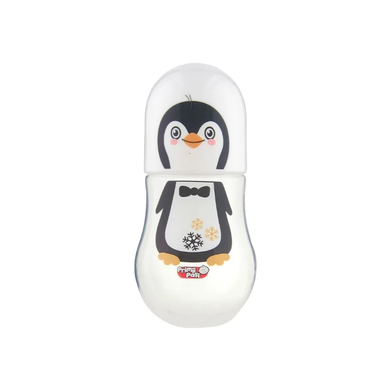 Primii Pasi JP1102 - Biberon PP Decorat 275 Ml Pinguin