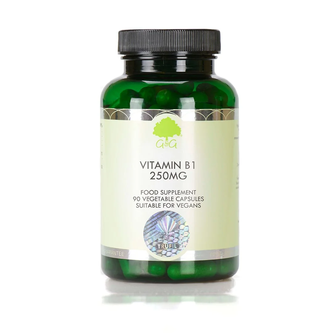 Vitamina B1 Tiamina 250 Mg, 90 Capsule