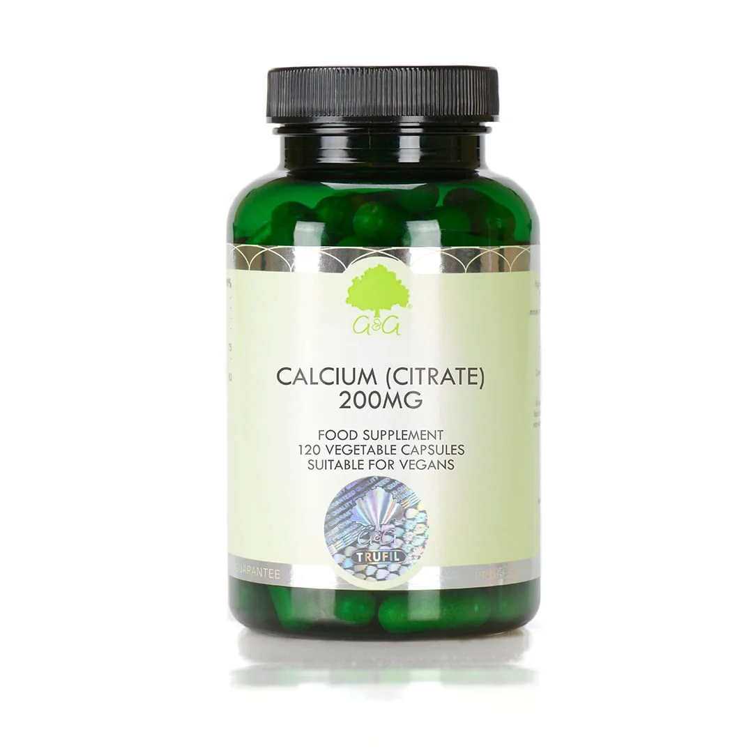 G&G Calciu Citrat 200 Mg, 120 Capsule