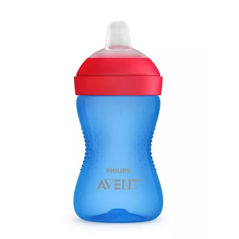Avent Cana Cu Tetina Moale Rezistenta La Muscaturi +9 Luni Baieti, 300 Ml SCF802/01
