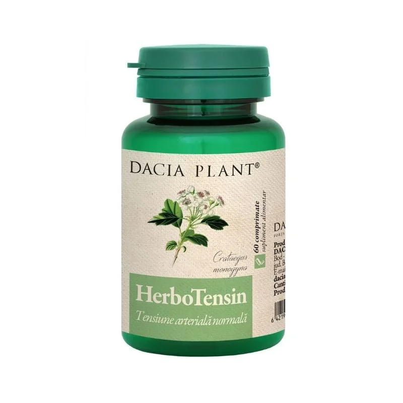 Herbotensin, 60 Comprimate, Dacia Plant