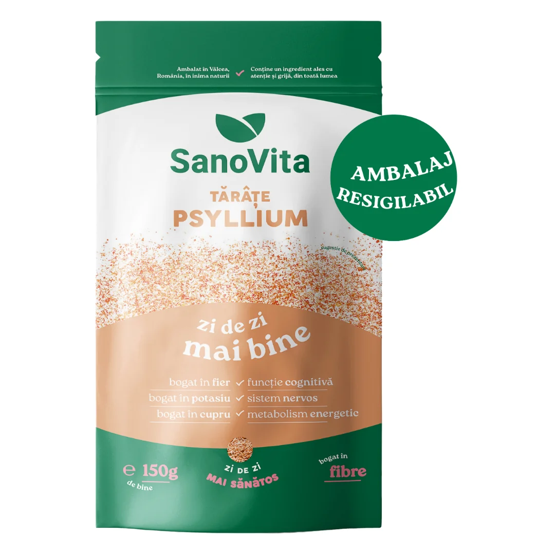 Tarate De Psyllium Punga Cu Zipper 150g Sanovita
